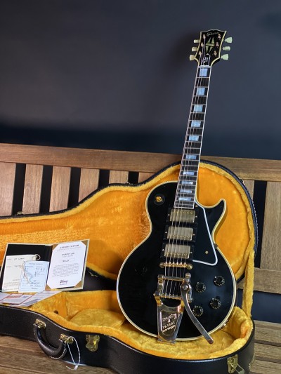 Gibson Custom Murphy Lab 57 Les Paul Custom Black Beauty Light Aged Ebony